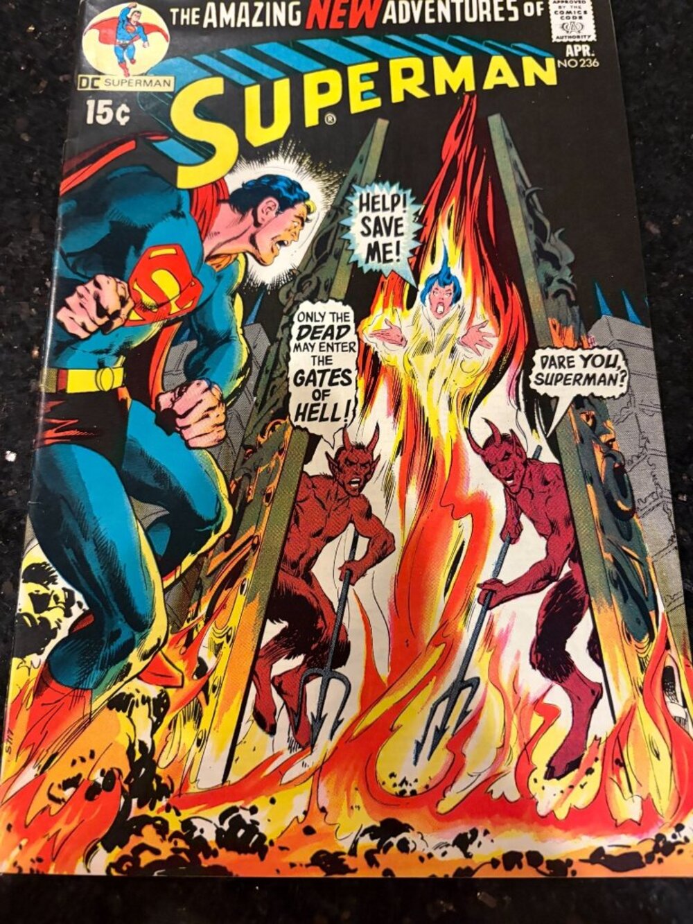 the amazing new adventures of superman No. 236 April 1971 DC COMICS